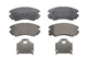 Тормозные колодки BRECK 23891 00 701 10 Hyundai Coupe, Sonata, Elantra, Tucson, Tiburon; KIA Sportage, Magentis 581011FE00, 581011FE01, 581012CA20 - изображение 1