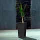 Вазон Plastkon ELISE 25x25x46см антрацит матовый - изображение 2