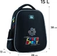 Рюкзак шкільний GoPack Cyber Sport напівкаркасний 38x28x13 см Чорний (GO24-165M-5) - зображення 2