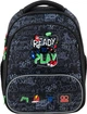 Рюкзак шкільний GoPack Ready2Play каркасний 38x28x15 см Чорний (GO24-597M-6) - зображення 3