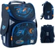 Рюкзак шкільний GoPack Speedway каркасний 34x26x13 см Синій (GO24-5001S-7) - зображення 1