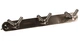 Планка в ванную на 3 гачка Globus Lux нержавеющая сталь SS8435-3 - изображение 2