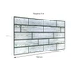 Декоративна ПВХ панель Sticker Wall 960х480х4 мм (0583) - зображення 6