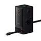 Сітчастий зарядний пристрій Baseus PowerCombo Digital PowerStrip 2AC+1U+1C+Retractable-C 65W з 1.5m Power cord EU Black (PSLR000301) - зображення 2