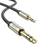 Аудіо кабель UGREEN AV127 3.5mm to 6.35mm TRS Stereo Audio Cable 2m (Gray)(UGR-10628) (UGR-10628) - зображення 1