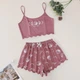 Пижама женская (топ+шорты) "Moon Child" Size M - изображение 1