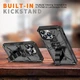 Чехол Shockproof Shield для Iphone 15 Pro Max бампер противоударный с подставкой Black - изображение 2