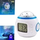 Настольные часы - проектор Music And Starry Sky Calendar 1038 с LED подсветкой, Музыкальный ночник проектор - изображение 2