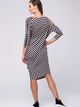 Sukienka tunika damska Look Made With Love 612 M-L Granatowy/Biały (5903999305178) - obraz 2