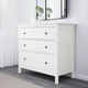 Комод HEMNES Ikea (Ікея) Колір Білий, 804.247.45 - изображение 1