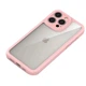 Протиударний TPU чохол Transparent + Colour 1,5mm для Apple iPhone 11 Pro (5.8") Pink - зображення 3