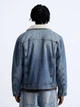 Джинсовая куртка мужская Zara 510799635 M Синяя (1159798281) - изображение 2