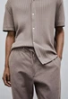 Чоловічі лляні штани Regular Fit Н&М (56914) L Коричневі - зображення 4