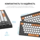 Клавиатура OfficePro sk955b Wireless/Bluetooth Black (sk955b) - изображение 7