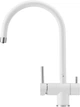 Смеситель кухонный с подключением к фильтру GRANADO Caspe White - изображение 2