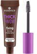 Tusz do brwi Essence Thick&Wow Fixing Brunette Brown 03 6 ml (4059729394781) - obraz 1