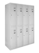 Шкаф металлический для одежды двухуровневый LEVMETAL ШОМ 2/30/4 (180х120х50) - изображение 2