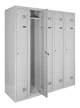 Шкаф металлический для одежды одноуровневый LEVMETAL ШОМ 1/30/5 (180х150х50) - изображение 1