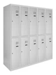 Шкаф металлический для одежды двухуровневый LEVMETAL ШОМ 2/40/5 (180х200х50) - изображение 2
