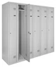 Шкаф металлический для одежды одноуровневый LEVMETAL ШОМ 1/30/6 (180х180х50) - изображение 1