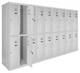 Шкаф металлический для одежды двухуровневый LEVMETAL ШОМ 2/30/9 (180х270х50) - изображение 1