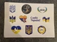 Набір патріотичних наклейок стікерів на авто телефон ноутбук Слава Україні 10шт - зображення 6