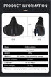 Сідло DN SD-24-21 Wide Comfort, чорний (SD-2421) - зображення 6
