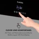 Інфрачервоний обігрівач для ванної кімнати Klarstein Hot Spot Crystal Reflect Smart (10035063) - зображення 7