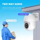 Возвратная уличная камера видеонаблюдения Hoco DZ Wireless смарт камера Wi-Fi outdoor PTZ HD - изображение 4