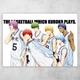 Плакат постер CupKit "Баскетбол Куроко / Kuroko no Basket" №34 А4 21х29,7 см - изображение 1