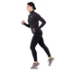 Лонгслив спортивный женский на молнии Jason Fit LD-36 размер L (46-48) Black - изображение 8