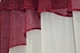 Кухонная занавеска VR-Textil № 00к молочный с бордовым 290х170 см (59-837) - изображение 3