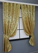 Комплект коротких штор VR-Textil жаккард Вензель № 091ш 130х170 см 2 шт Золотистый (35-0050) - изображение 2