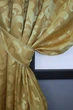 Комплект коротких штор VR-Textil жаккард Вензель № 091ш 130х170 см 2 шт Золотистый (35-0050) - изображение 4