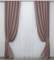 Комплект готовых штор VR-Textil Микровелюр SPARTA № 1250ш Пудровый 150х290 см 2 шт (33-0085) - изображение 2