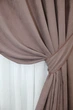Комплект готовых штор VR-Textil Микровелюр SPARTA № 1250ш Пудровый 150х290 см 2 шт (33-0085) - изображение 4