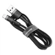 Кабель Baseus USB - Lightning 3метри для айфона Cafule Black/Gray (CALKLF-RG1) - зображення 2