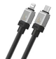 Кабель Baseus CoolPlay Series Fast Charging Cable Type-C to iP 20W 1m Black (CAKW000001) - изображение 5