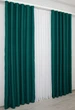 Комплект готовых штор VR-Textil Блекаут Fusion Dimout № 794ш Изумрудный 100х270 см 2 шт (31-329) - изображение 5