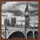 Фоторамка деревянная 35х35 багет: DL1507-14 Темный орех (с антибликовым стеклом 2мм, двп) EmojiFrame - изображение 1