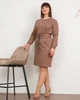 Плаття Alenka Plus 14496-4, 54, шоколадний - зображення 2