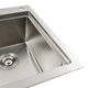 Кухонна мийка нержавійка 58*48 R Platinum Handmade (два отвори, круглий сифон 3,0/0,8) - зображення 3