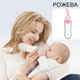 Бутылочка с ложкой силиконовая для кормления, для первого прикорма, для новорожденных (Розовый) - изображение 9
