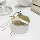 Біжутерія сережки-кліпси-кафи з медичної сталі Bling Tassel S0053 Gold 436 - зображення 1