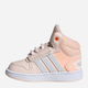 Дитячі високі кросівки для дівчинки adidas Hoops Mid 2.0 I FW4924 24 Персикові (4060519649370) - зображення 3