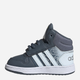 Дитячі високі кросівки для хлопчика adidas Hoops Mid 2.0 I FW4925 22 Сірі (4060519636714) - зображення 3