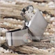 Комплект Zippo Запальничка 200 CLASSIC brushed chrome + Бензин + Кремені в подарунок - изображение 8