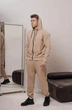Мужской спортивный костюм на молнии с капюшоном демисезонный DOPE 0001 2XL Бежевый (DP-0001/04 F ) - изображение 9