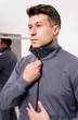 Мужской спортивный костюм на молнии без капюшона демисезонный DOPE 0002 XL Темно-серый (DP-0002/02 E ) - изображение 3
