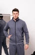 Мужской спортивный костюм на молнии без капюшона демисезонный DOPE 0002 XL Темно-серый (DP-0002/02 E ) - изображение 12